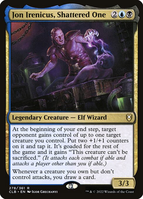 Jon Irenicus, Shattered One - Commander Legends: Battle for Baldur's Gate Rare Card