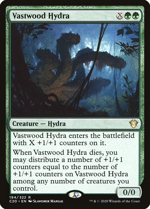 Vastwood Hydra - Commander 2020 Rare Card