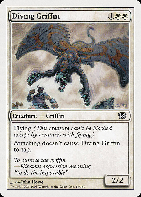 Diving Griffin - Eighth Edition Common Card