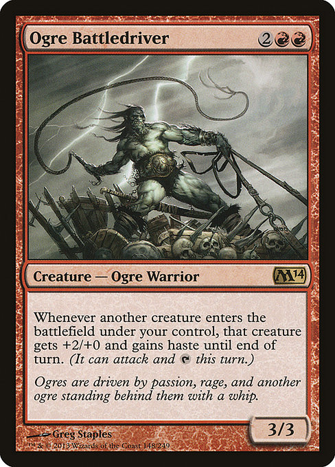 Ogre Battledriver - Magic 2014 Rare Card