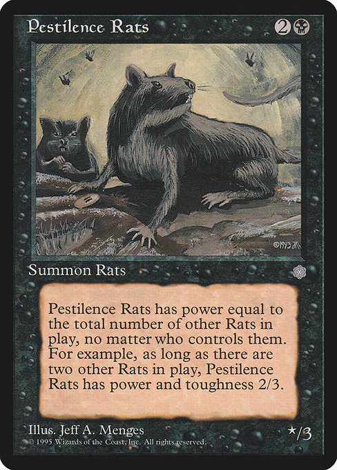 Pestilence Rats - Ice Age Common Card