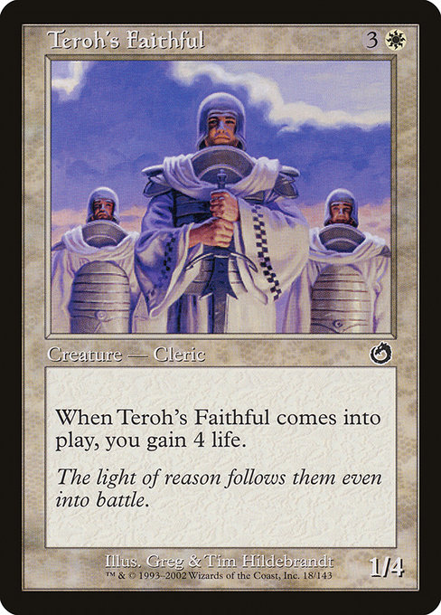 Teroh's Faithful - Torment Common Card