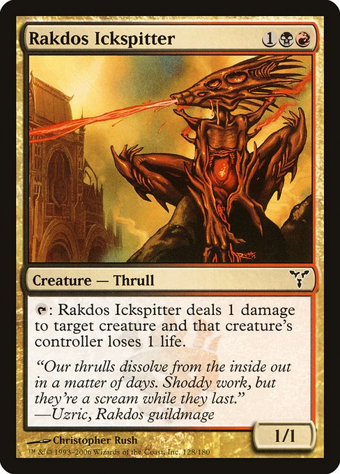 Rakdos Ickspitter - Dissension Common Card
