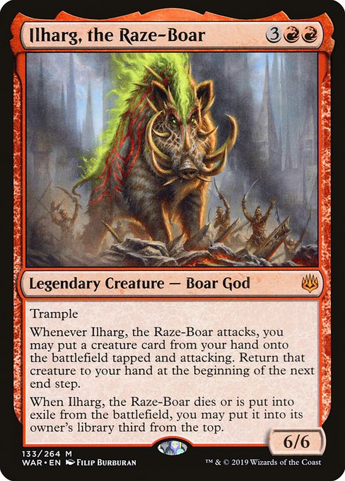 Ilharg, the Raze-Boar - War of the Spark Mythic Card