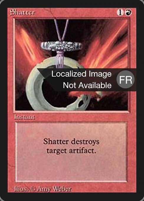 Shatter - Foreign Black Border Common Card