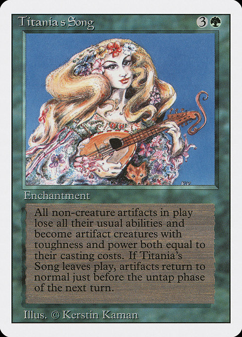 Titania's Song - Revised Edition Rare Card