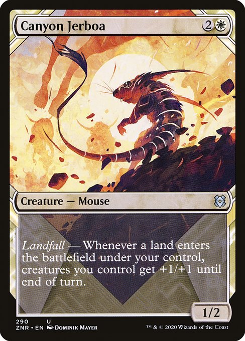 Canyon Jerboa - Zendikar Rising Uncommon Card
