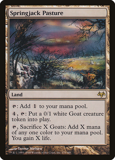 Springjack Pasture - Eventide Rare Card