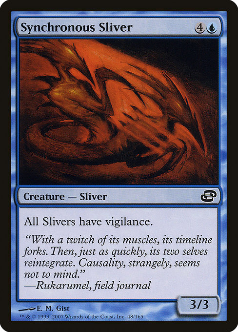 Synchronous Sliver - Planar Chaos Common Card