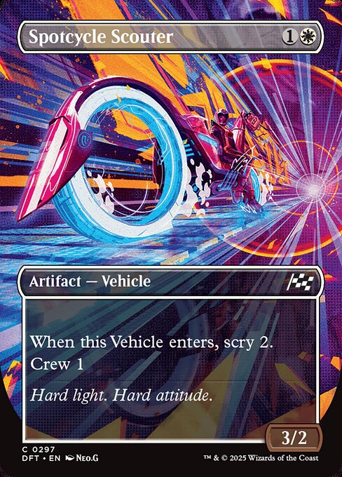 Spotcycle Scouter - Aetherdrift Common Card