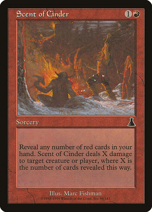Scent of Cinder - Urza's Destiny Common Card