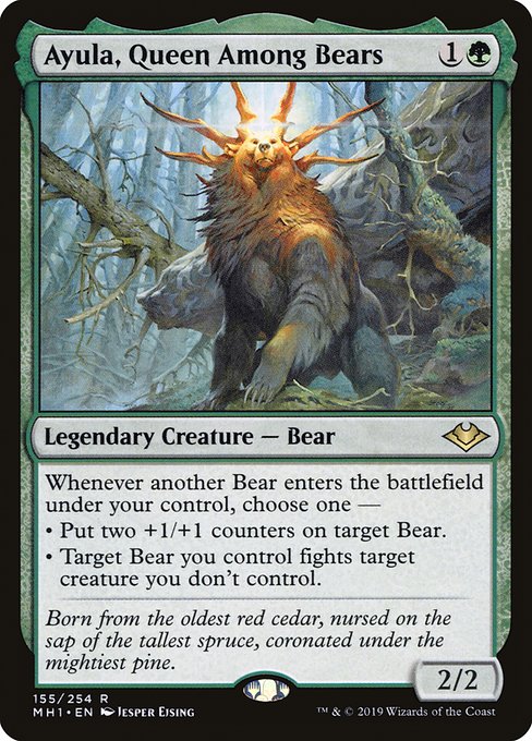 Ayula, Queen Among Bears - Modern Horizons Rare Card