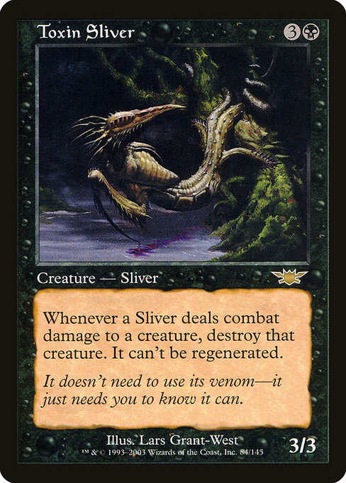 Toxin Sliver - Legions Rare Card