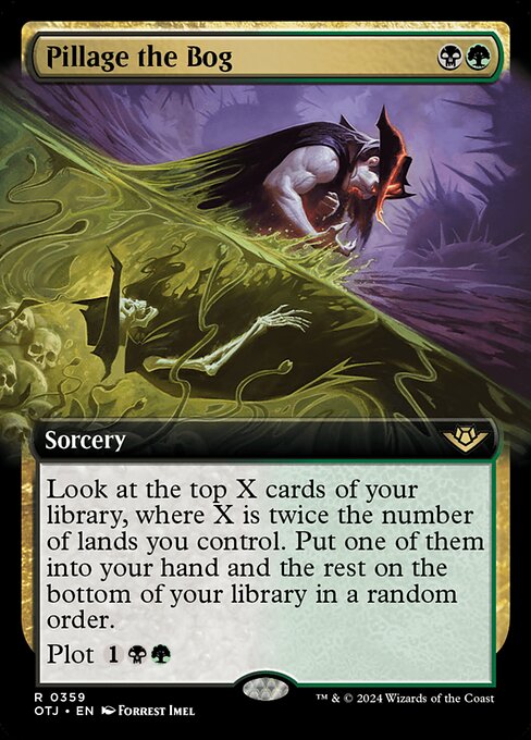 Pillage the Bog - Outlaws of Thunder Junction Rare Card