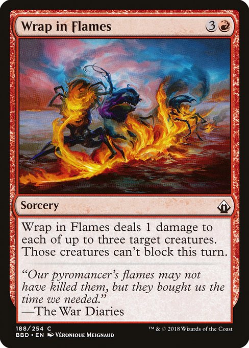 Wrap in Flames - Battlebond Common Card