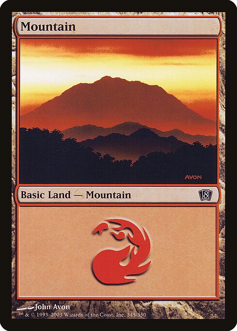 Mountain - Eighth Edition Common Card