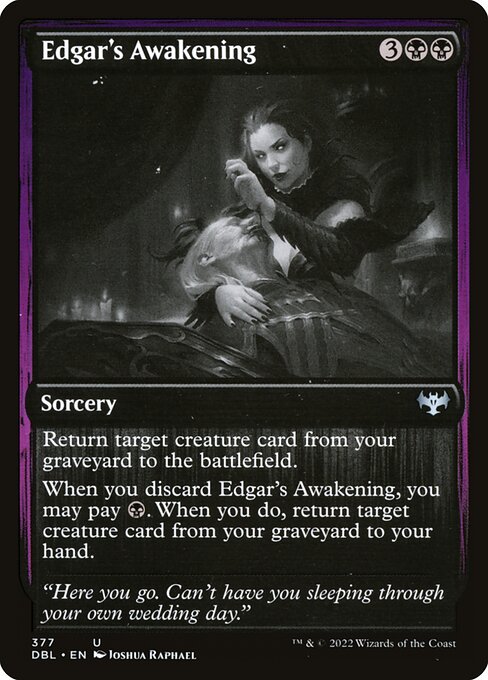 Edgar's Awakening - Innistrad: Double Feature Uncommon Card
