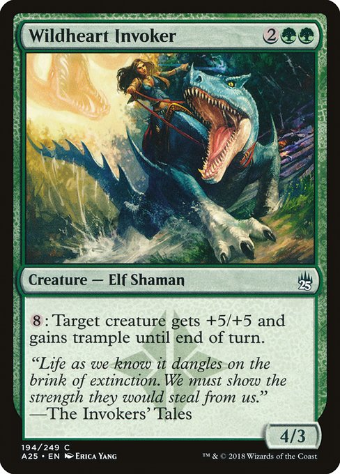 Wildheart Invoker - Masters 25 Common Card