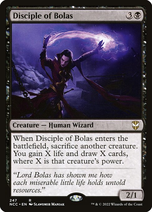 Disciple of Bolas - New Capenna Commander Rare Card