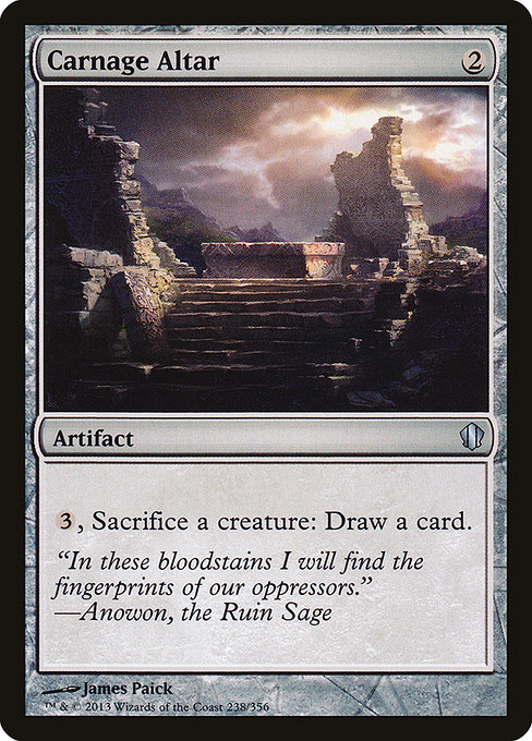 Carnage Altar - Commander 2013 Uncommon Card