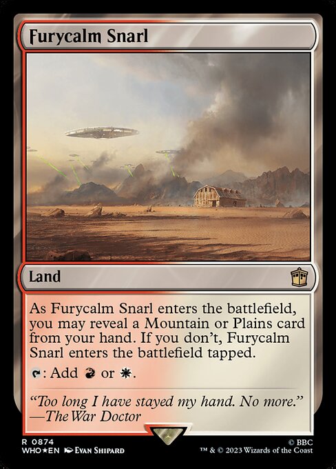 Furycalm Snarl - Doctor Who Rare Card