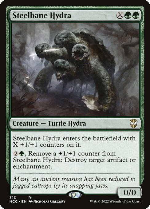 Steelbane Hydra - New Capenna Commander Rare Card