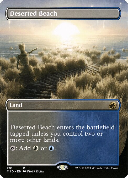 Deserted Beach - Innistrad: Midnight Hunt Rare Card