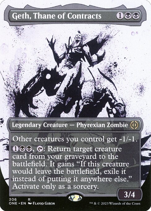 Geth, Thane of Contracts - Phyrexia: All Will Be One Rare Card