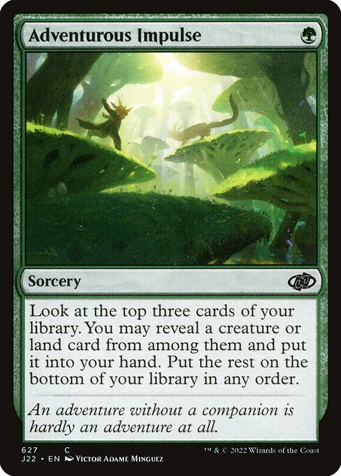 Adventurous Impulse - Jumpstart 2022 Common Card