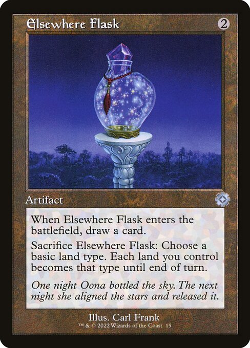 Elsewhere Flask - The Brothers' War Retro Artifacts Uncommon Card