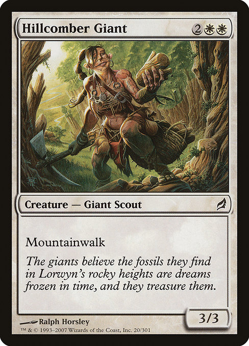 Hillcomber Giant - Lorwyn Common Card