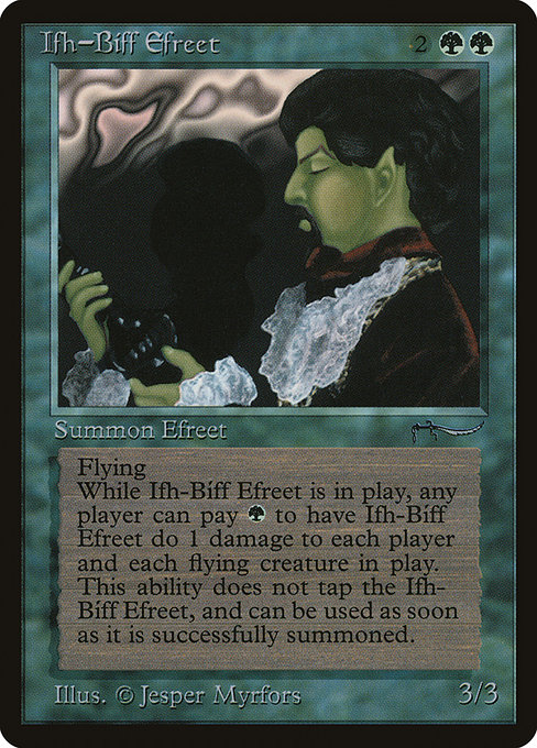 Ifh-Bíff Efreet - Arabian Nights Rare Card