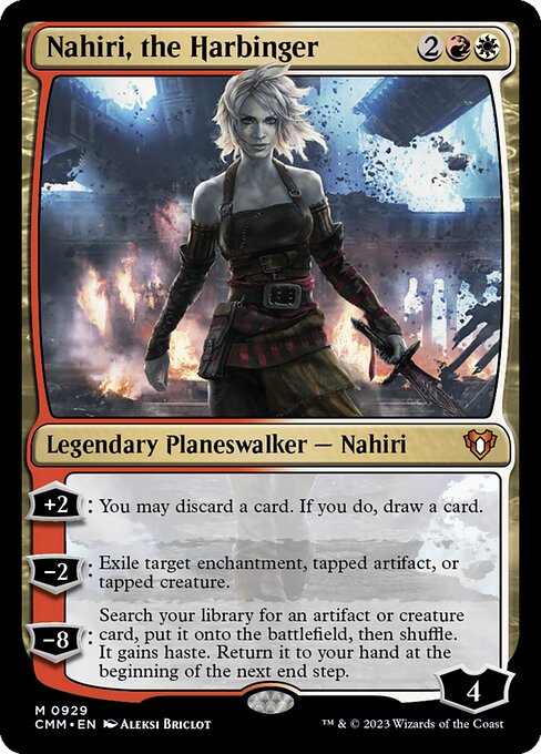Nahiri, the Harbinger - Commander Masters Mythic Card