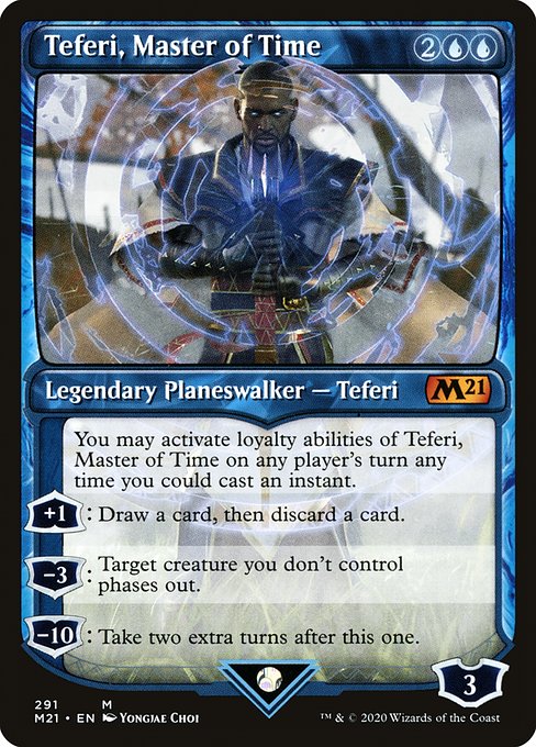 Teferi, Master of Time - Core Set 2021 Mythic Card