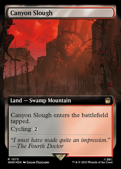 Canyon Slough - Doctor Who Rare Card