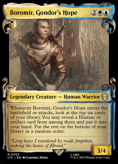 Boromir, Gondor's Hope - Tales of Middle-earth Commander Rare Card