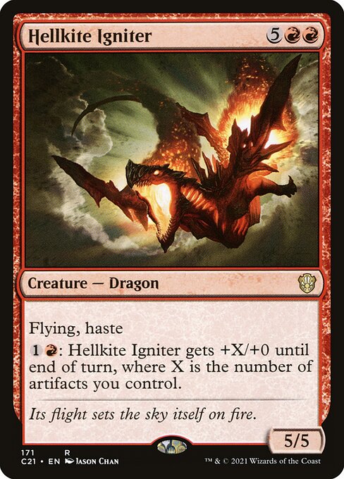Hellkite Igniter - Commander 2021 Rare Card