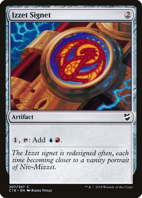 Izzet Signet - Commander 2018 Common Card