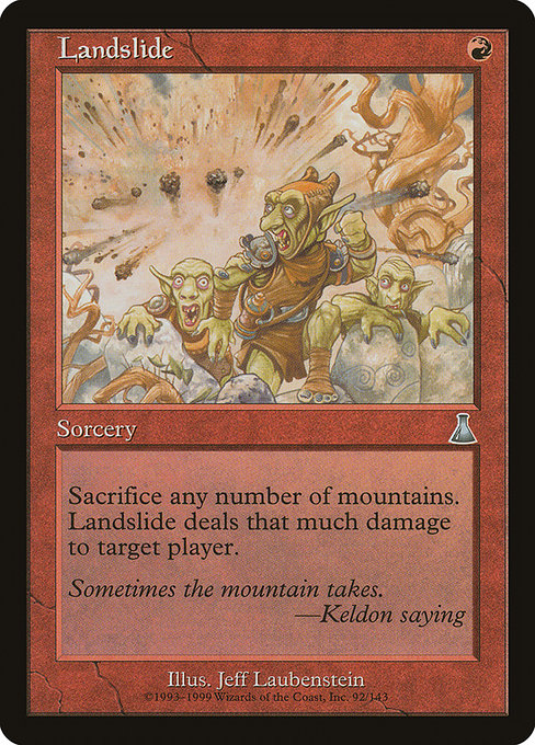 Landslide - Urza's Destiny Uncommon Card