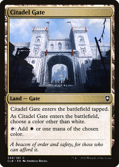 Citadel Gate - Commander Legends: Battle for Baldur's Gate Common Card