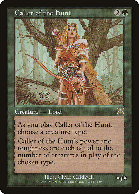 Caller of the Hunt - Mercadian Masques Rare Card