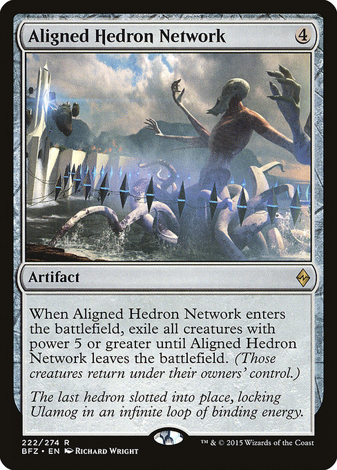 Aligned Hedron Network - Battle for Zendikar Rare Card