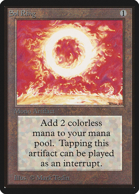 Sol Ring - Limited Edition Beta Uncommon Card