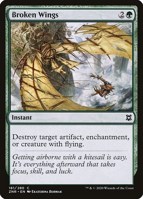 Broken Wings - Zendikar Rising Common Card