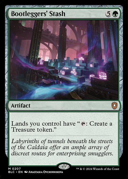 Bootleggers' Stash - Bloomburrow Commander Mythic Card