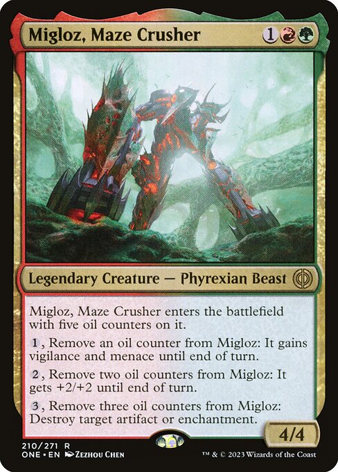 Migloz, Maze Crusher - Phyrexia: All Will Be One Rare Card