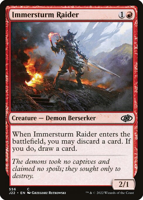 Immersturm Raider - Jumpstart 2022 Common Card