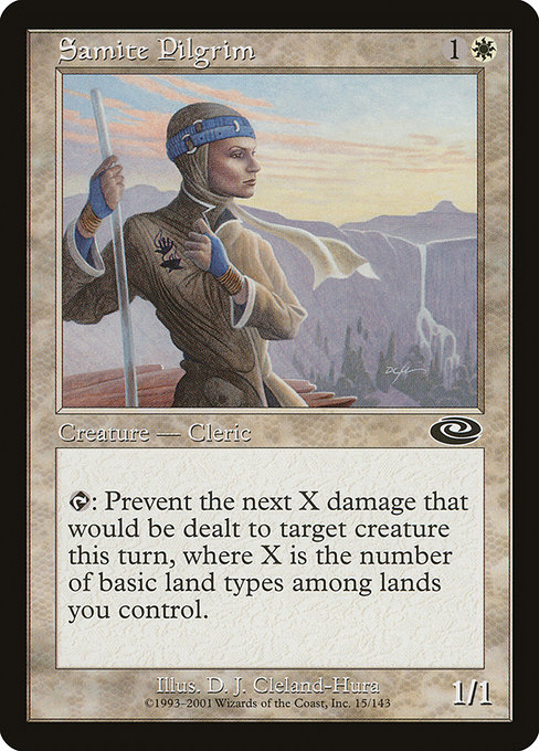 Samite Pilgrim - Planeshift Common Card