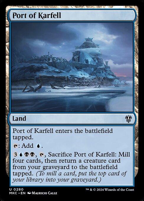 Port of Karfell - Murders at Karlov Manor Commander Uncommon Card