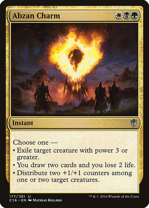Abzan Charm - Commander 2016 Uncommon Card